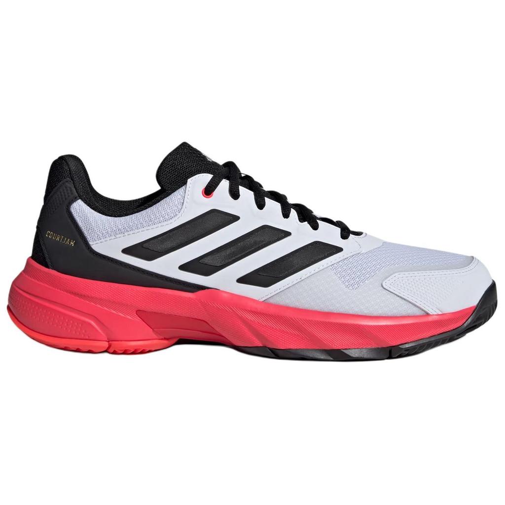 adidas CourtJam Control 3 White Black Lucid Red Men Sneakers Cloud-White Core-Black IH3092
