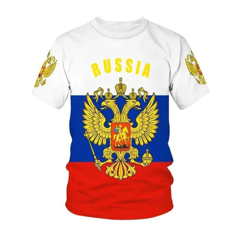 3D Printed Patriotic Flag Design Unisex Round Neck Casual Short Sleeve T-Shirt Youth Wear