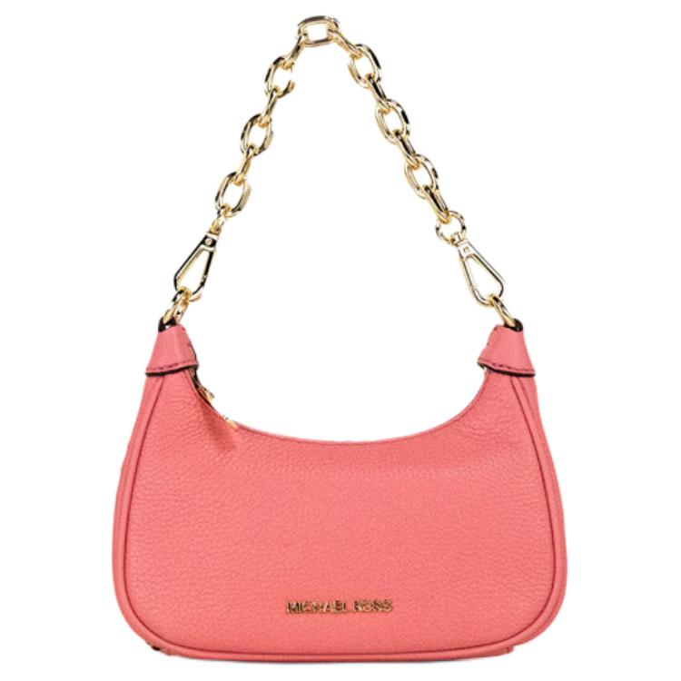 

Michael Kors Cora Logo Hardware Zipper Closure Leather Tote Crossbody Shoulder Bag Large Women bags Gold Pink 35S2G4CW3L-664 Basic Set (Bag+Dust Bag)