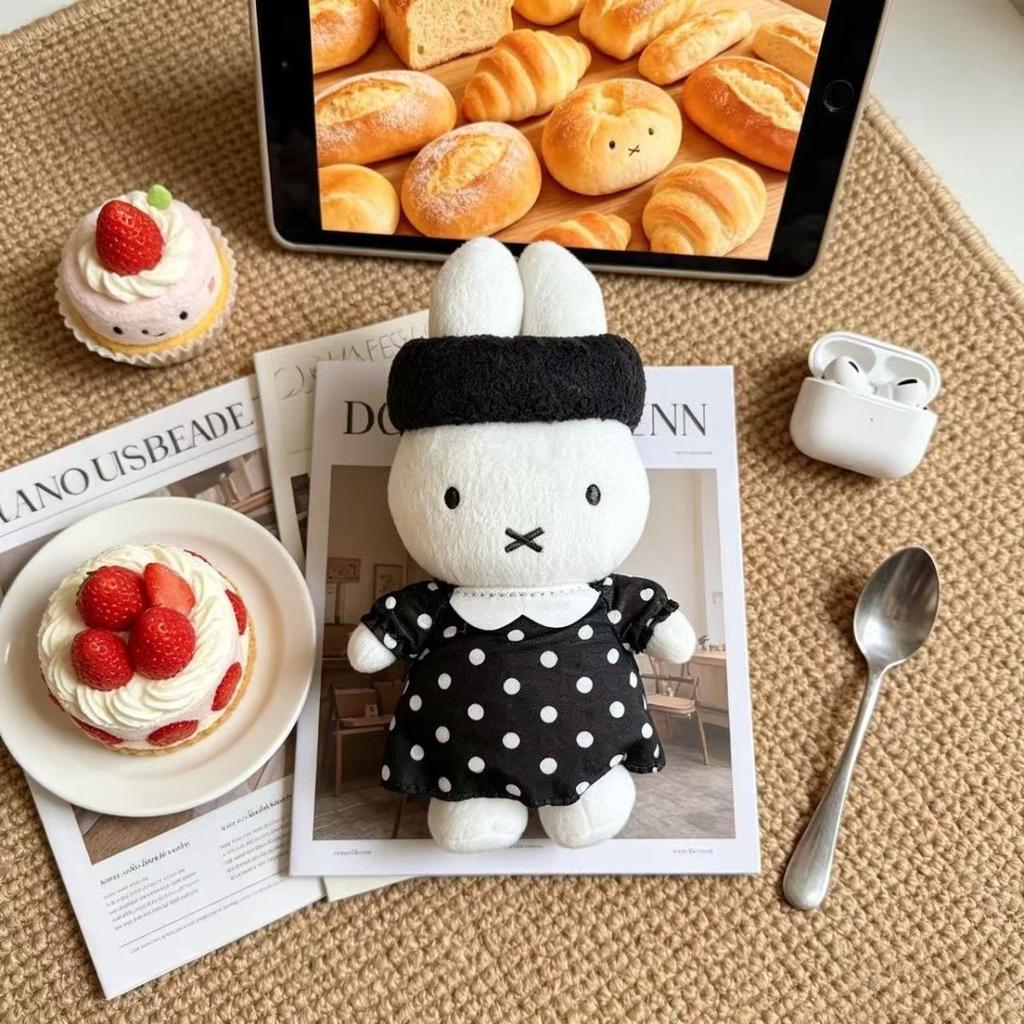 Kawaii Miffy Plush Toy Cute Cartoon Lucky Rabbit Doll Miffy Rabbit Charmpendant Cute Girl Heart Doll Bag Charmpendant