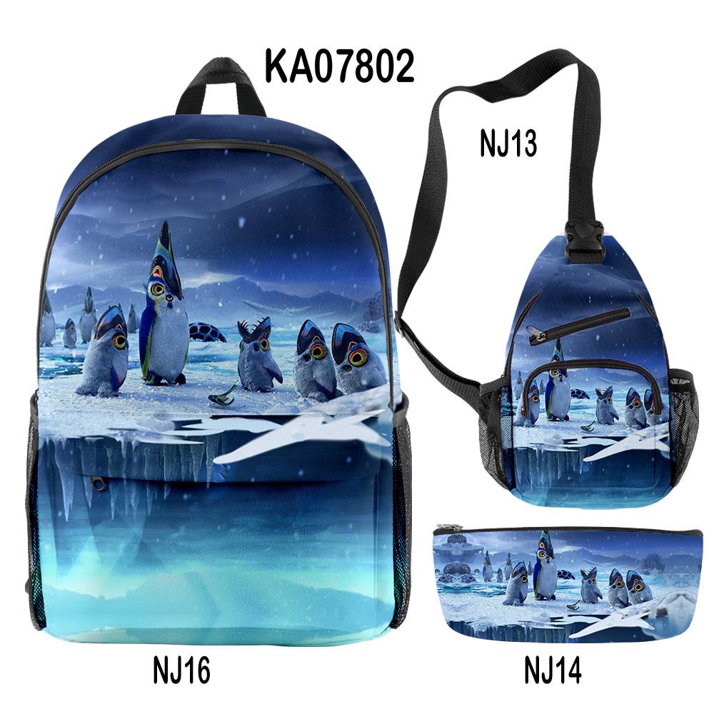 Beliebte Neuheit Cool Subnautica Below Zero 3D-Druck 3 Stück/Set Schülerrucksäcke Reise-Laptop-Rucksack Brusttasche Federmäppchen