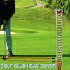 Zarovnání golfové hole Potah hole Odolný proti poškrábání Design vyšívání Odolný vůči opotřebení Golf Putter chránič Potah Příslušenství Příslušenství