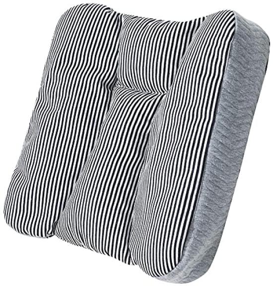 

Kumori Multifunctional Cushion with Pipes and Latex Chair Seat Cushion for Height Washable Filling, Backrest, Pad, Cushion, Sleeping, Adjustable, синий