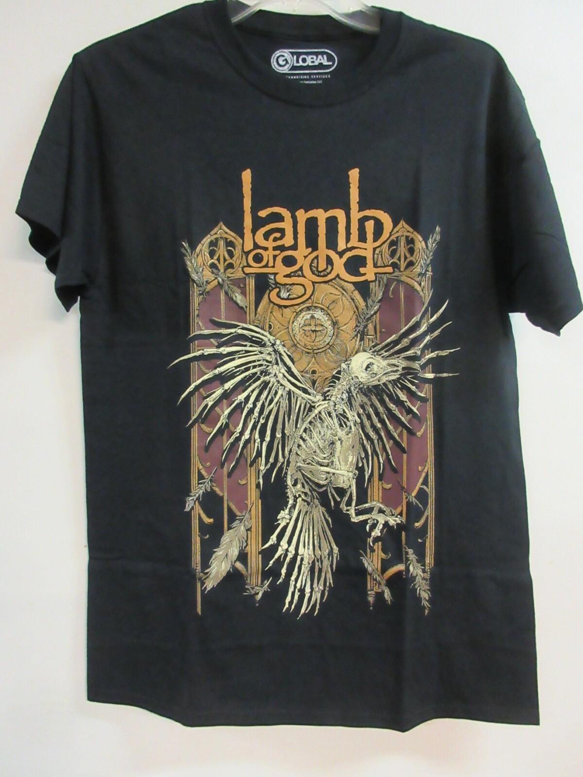 LAMB OF GOD OFFICIAL MERCH CROW 2022 BAND CONCERT MUSIC T- MEDIUM Unisex T-Shirt XXXL
