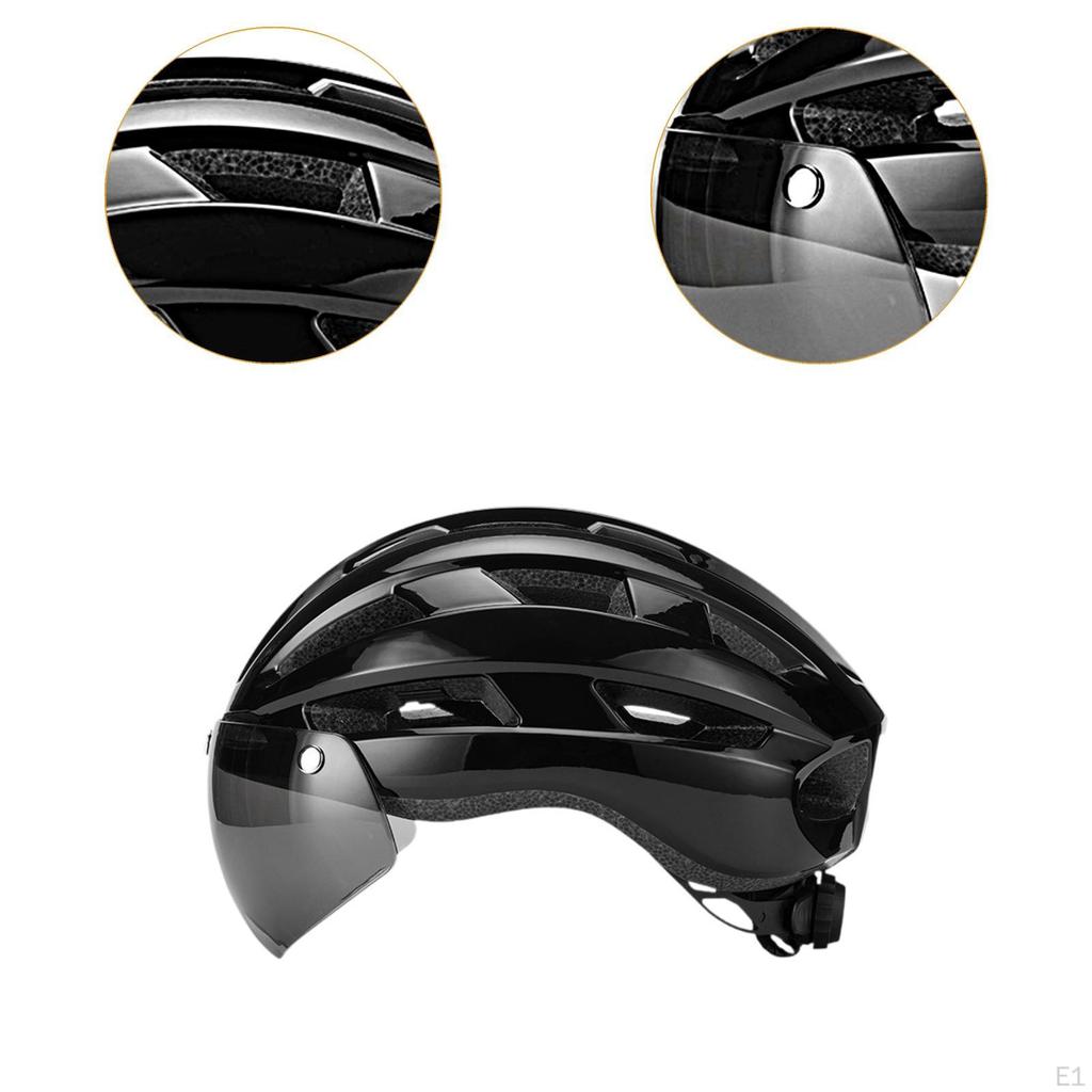 Bike Helmet Bicycle Accessories Detachable Padded Hat with Visor for Road Women Outdoor