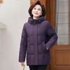 Petite Women's Mid-Length Down Jacket, 2025 Winter, Stylish & Thickened for Cold Protection, Ideal for Middle-Aged & Elderly.