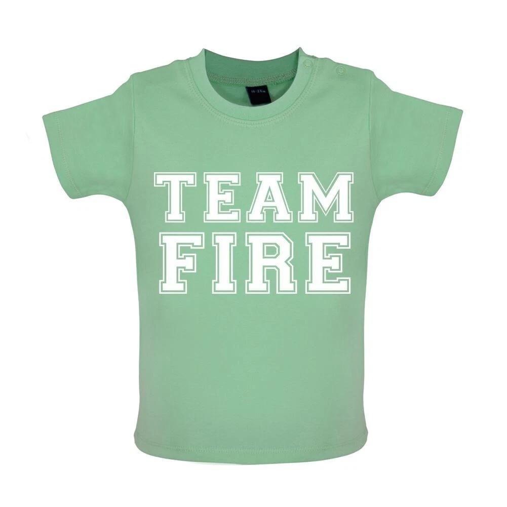 Team Fire - Baby T-Shirt / Babygrow - Gladiator TV Game Show Name Contender 100