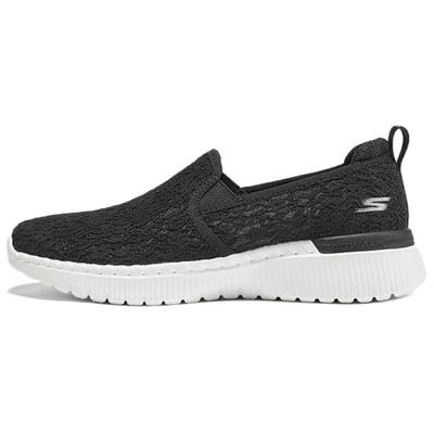 Go Walk Smart 3 Bequeme Vielseitige Niedrige Freizeitschuhe Damen Sneaker Schwarz 124749-BKW