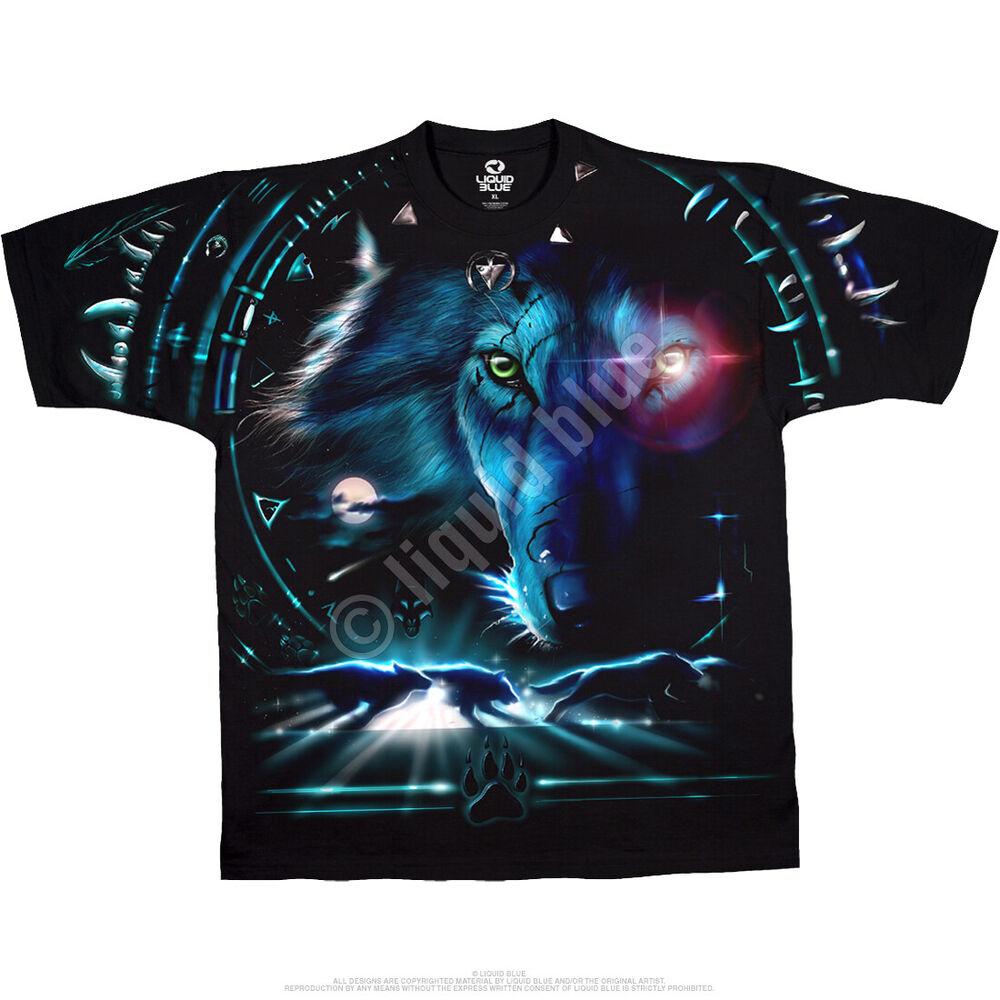 

Футболка унисекс Tribal Wolf Sided Crow Native Mystical