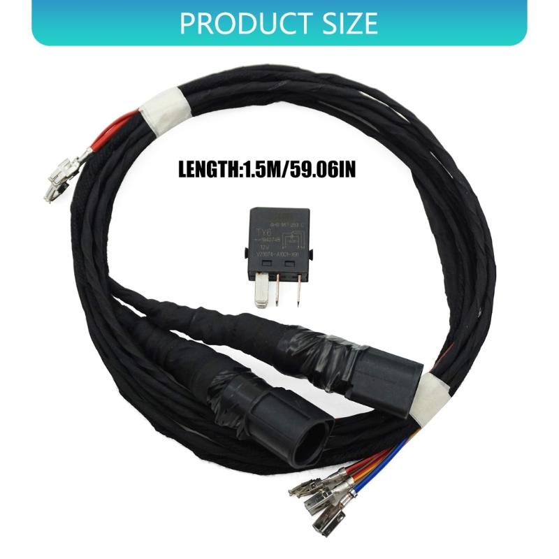 Automotive Windshield Wiper Motor Wiring Harness 7155024 Heating Cable Harness for Quick Defrosting Anti Fogging