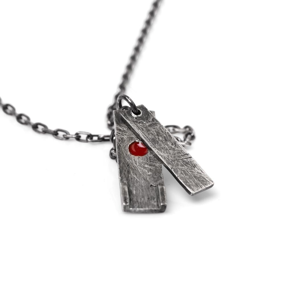 Agroundring Square Board Necklace