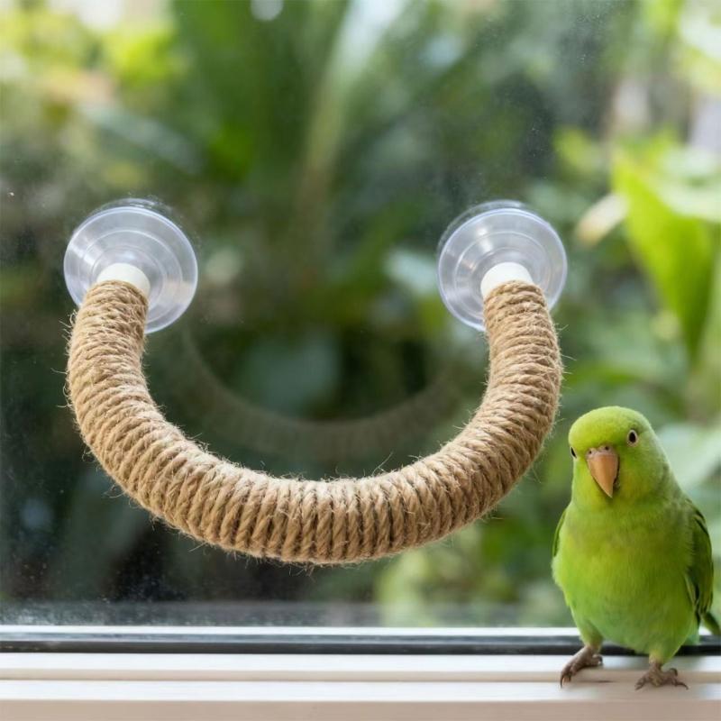 Bird Climbing Toy Teeth Mouth Molar Hamster Chew Rod Toy Perch Parrots Budgies Bird Exercise and Entertainment