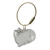 Cat Hair Storage Bottle Transparent Pet Fur Keepsake Keychain for Collecting Cats Dogs Hair Pet Memorial Gift