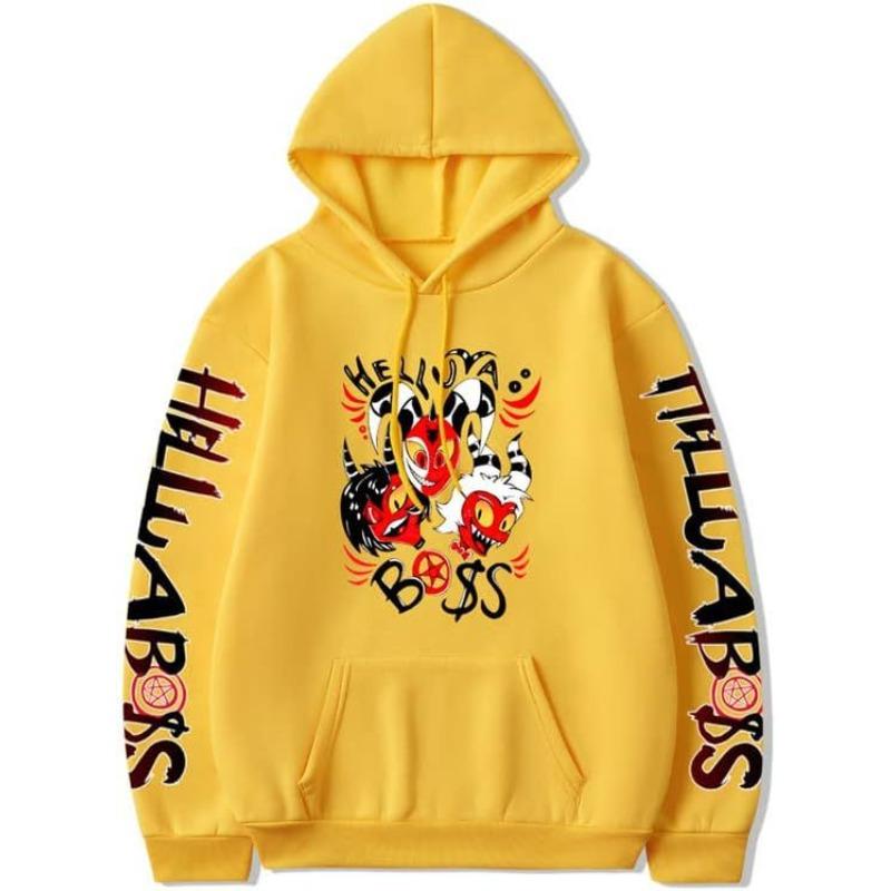 Casual Printed Simple Sweatshirt Stylish Loose Hoodies Sweatshirts Men’s