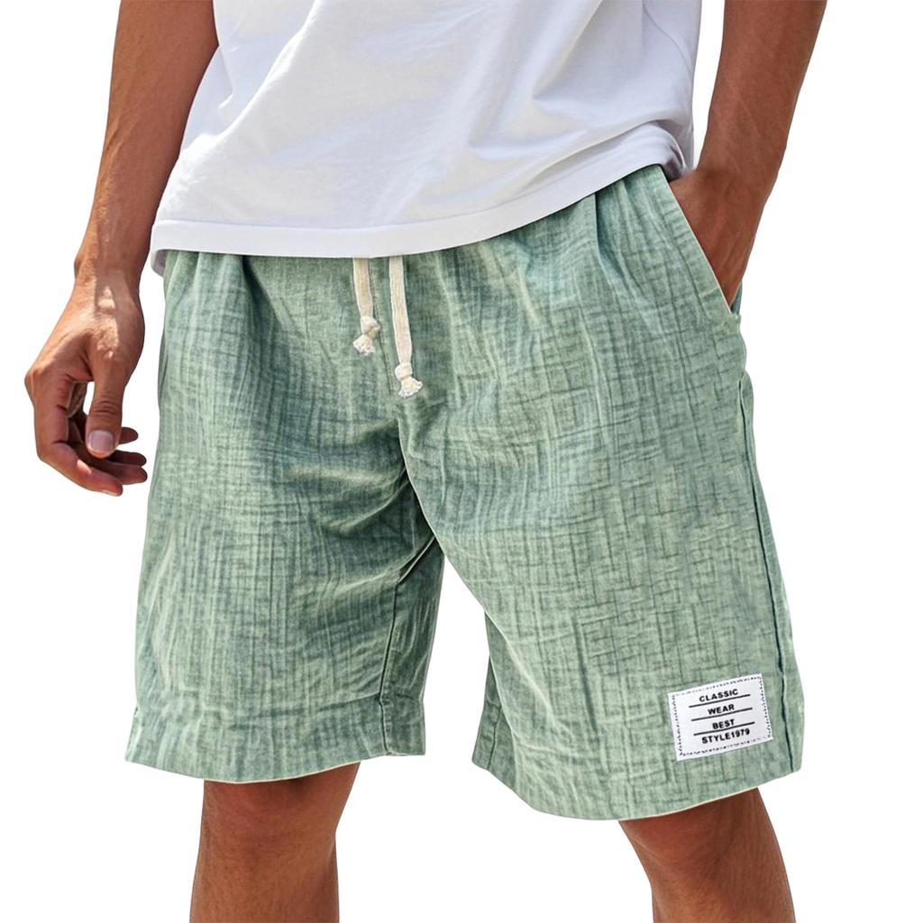 Men's Summer Casual Shorts Men's Fashion Sports Textured Shorts
