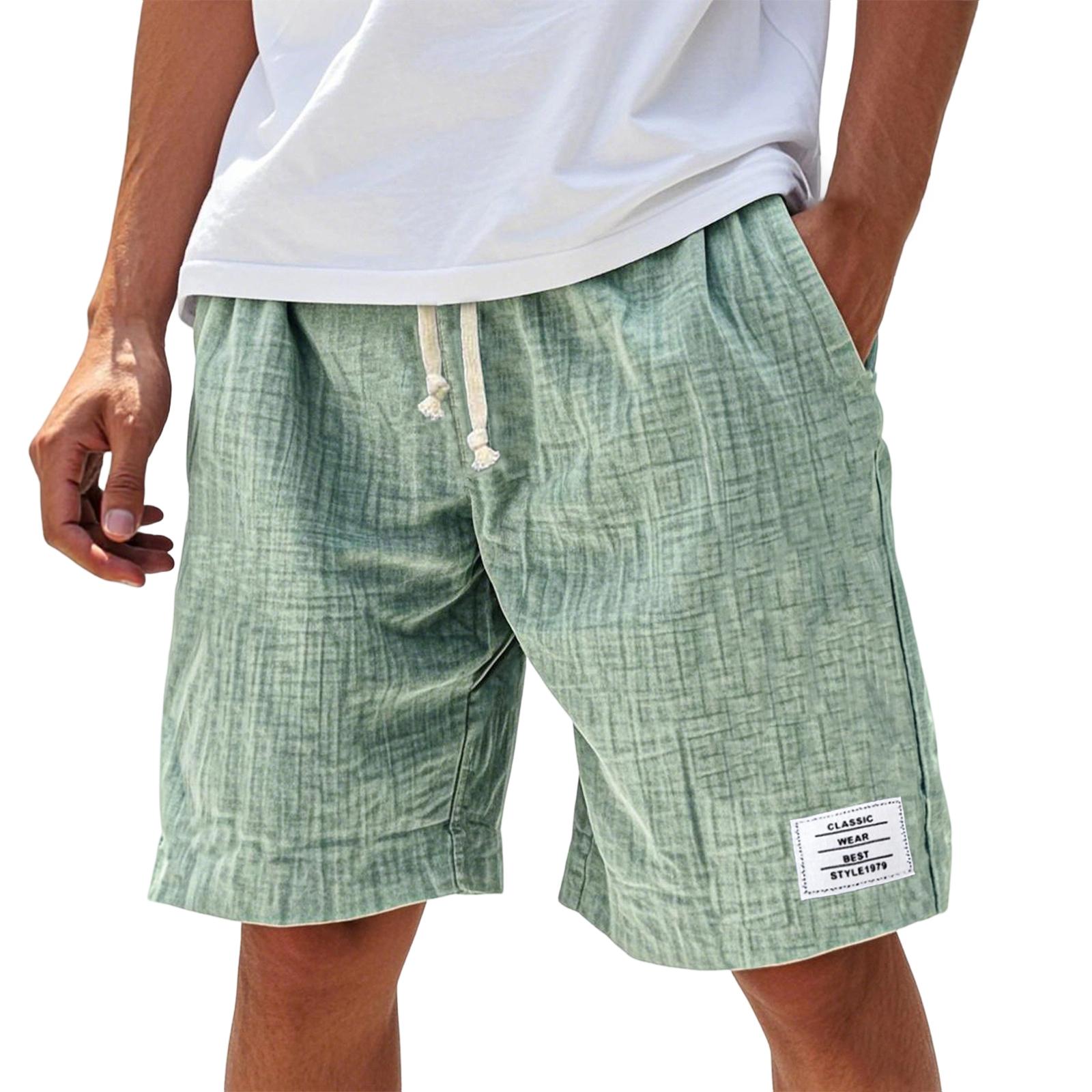 

Men s Summer Casual Shorts Men s Fashion Sports Textured Shorts S