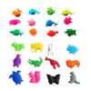24Pcs Silicone Glass Markers Sea Animals And Land Animals Identifier Drinking Cup Sign