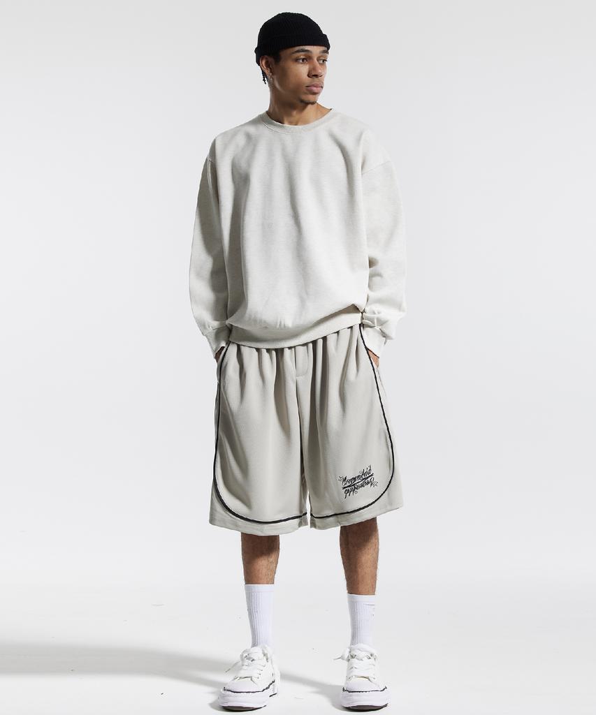 CREAM SODA LAB Blank All Season Sweatshirt Oatmeal