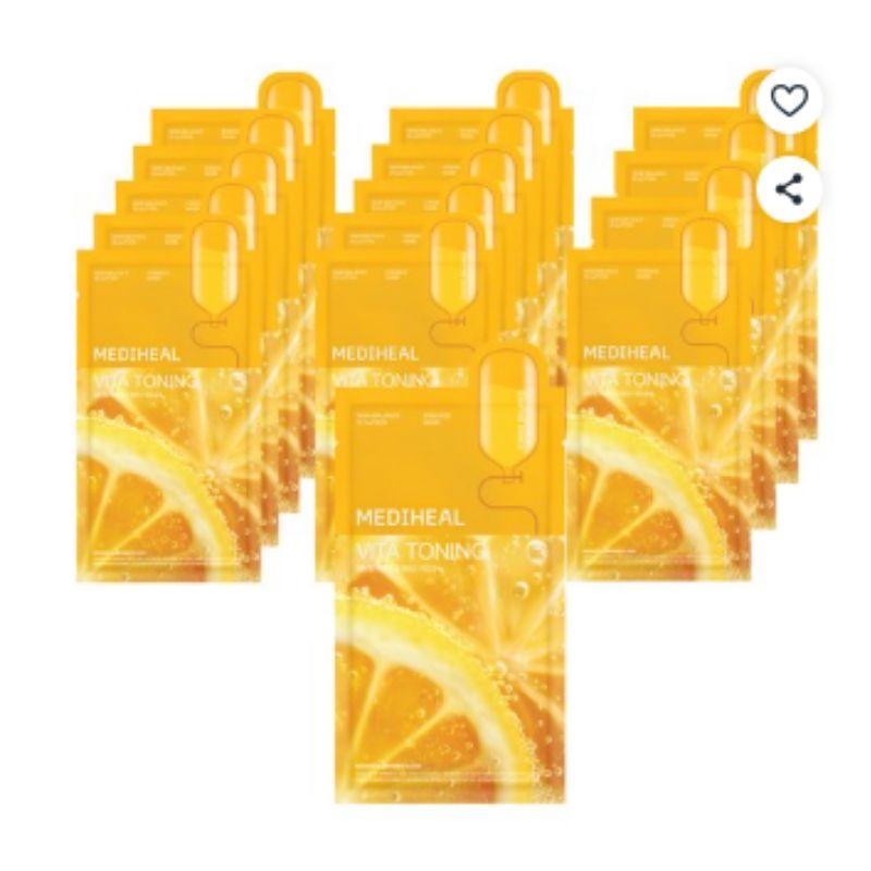MEDIHEAL Vita Toning Essence Mask Pack 20ml x 15 Sheets