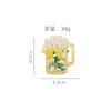 Qingdao Series Beer Culture Enamel Metal Magnetic Fridge Magnet Shandong Travel Souvenir Home Decor Refrigerator Decoration Magnet