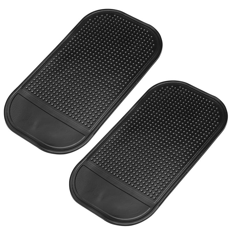 1/2 Stück Multifunktionale Auto Anti-Rutsch-Matte Auto Armaturenbrett Aufbewahrung Auto Handyhalter Klebrig Anti-Rutsch Silikon Autozubehör