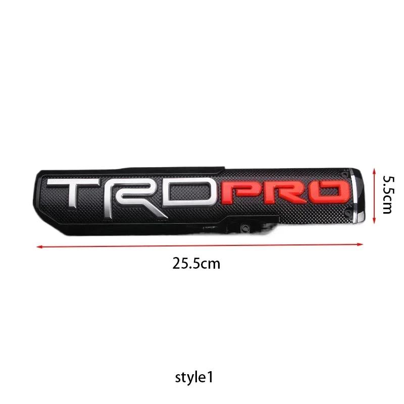 3D ABS TRD PRO BRO Badge Emblem Car Stickers Toyota TRD Tundra Car Styling Fender Side Label Rear Trunk Decal Accessorie EZ0