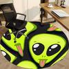 1PC Alien Face Chair Carpet for Office, Indoor Non-Slip Washable Carpet, Soft Comfortable Mat For Office Room yy250930243