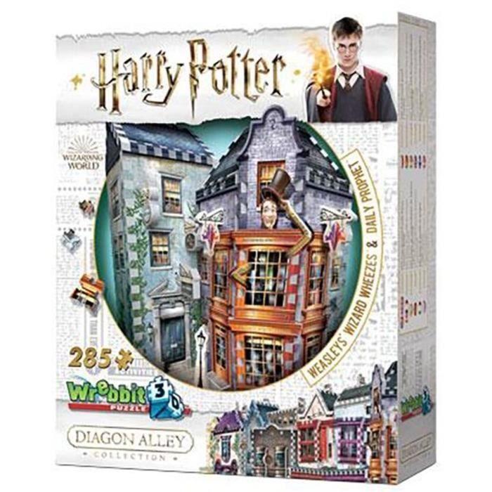 Puzzle 3D Harry Potter Boutiques Weasley - 285 Pcs - Collection Diagon Alley