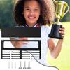 Trophy Wall Shelf Metal Award Hanger Wall Rack Display Stand Award Rack Kids Sports Fans Room Storage Living Room Baseball