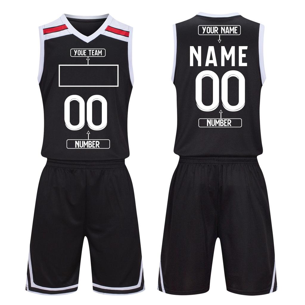 Basketball Custom Clothes Kids Basketball Suit Classic Tops + Pants Basketball Jerseys Suit Set
