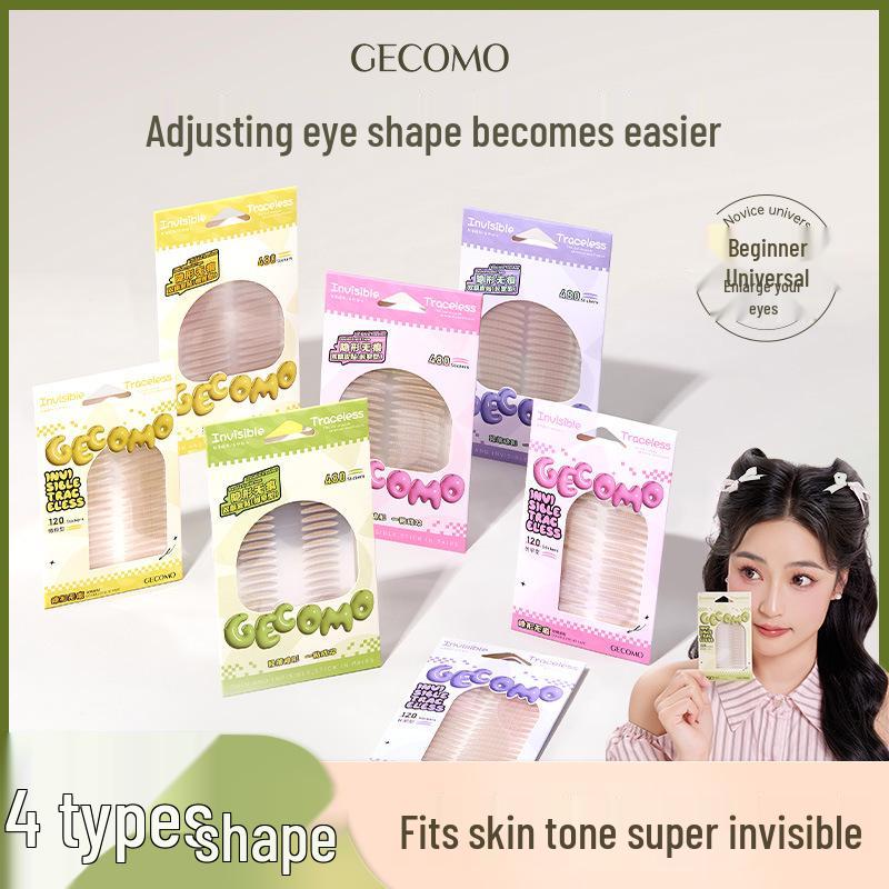 Natural Waterproof Invisible Eyelid Tape for Puffy or Single Eyelids – Big Eye Beauty Stickers for Women