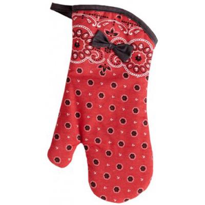 [J6124] - Designer 'Hostess' Lace Oven Mitt