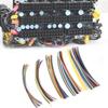 55 PCS 2:1 Ratio Heat Shrinkable Tube Polyolefin Colorful Heat Shrink Tubing Kit Durable 5 Sizes Shrink Wrap Tubing