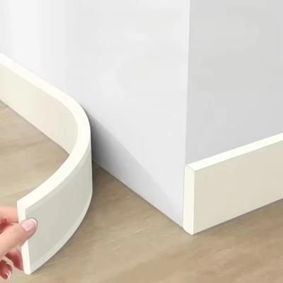 מגן פינות קיר 3D דביק 2 מטר, פס דקורטיבי למניעת התנגשות, קו סוקל, לחדר ילדים, חדר שינה, סלון, קצף