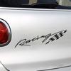 Racing Letter Flag Car Styling Decorative Sticker Reflective Motorcycle Decal