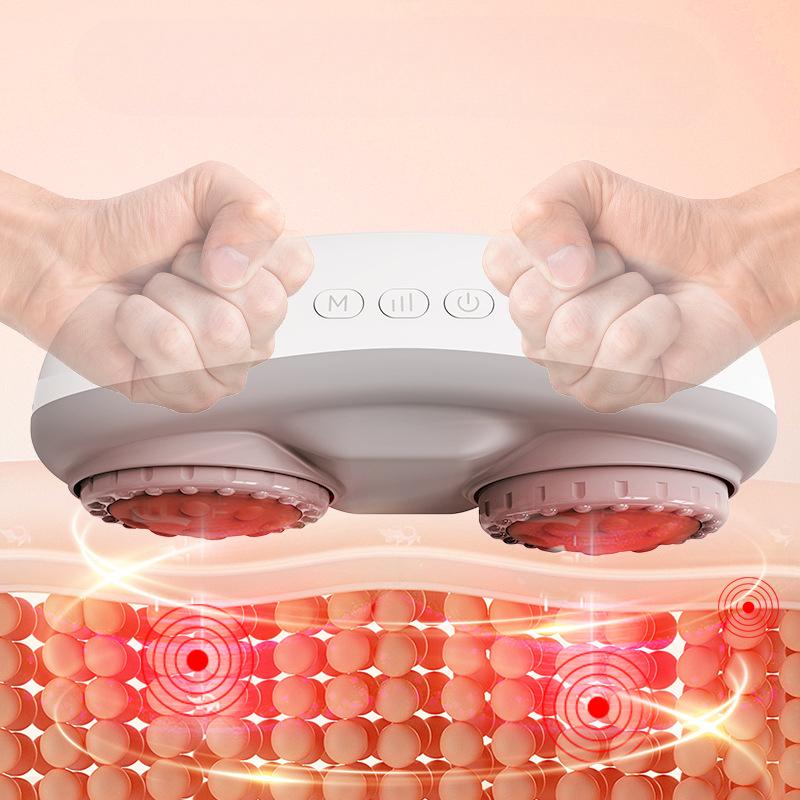 Bianshi Waist Massager Electric Beat Muscle Relaxation Vibrator Back Home Fat Beating Massage Belt.
