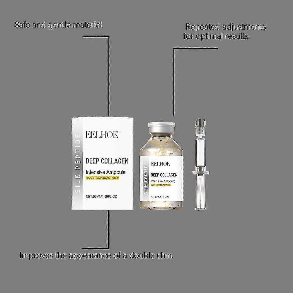 1-3set Deep Collagen Silk Peptide Intensive Lifting Ampoule Tighten Skin Elasticity Enhanced Reduce Fine Lines and Wrinkles Face Serum!ZZ59 S06