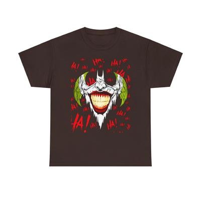 The Joker Ha Ha Ha Tee, Unisex T-Shirt, Batman Villain Tee, Comic Book Tee,