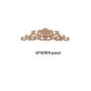 European Solid Wood Carved Floral Applique for Furniture and Doors