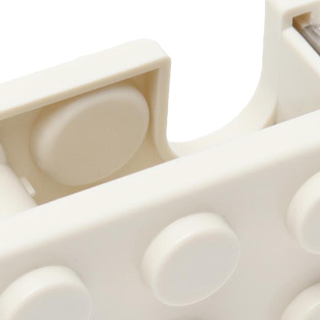 Tape Dispenser Cute Building Block Shape Easy Cutting Desk Tape Holder for School Office Study Room