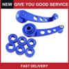 Universal Blue Billet Aluminum Window Crank Handle Winder Kit Pack of 2