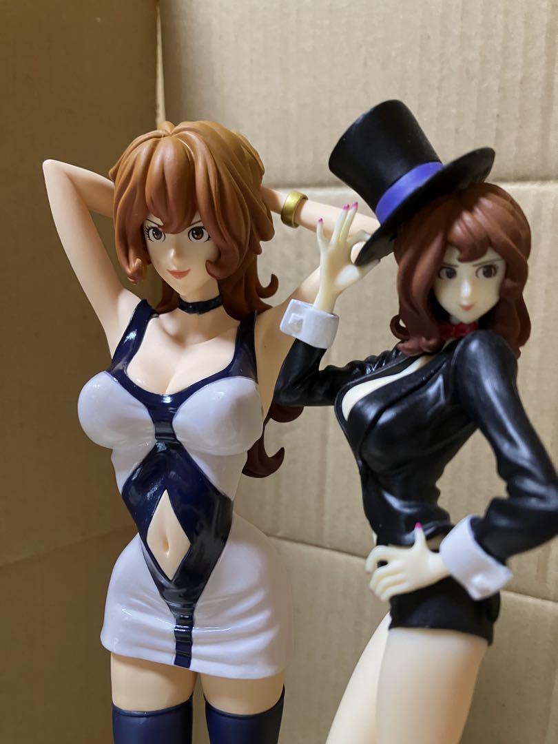 

[USED] 2-piece Fujiko Mine figure Fujiko Sculptor x Photographer Lupin III Friends