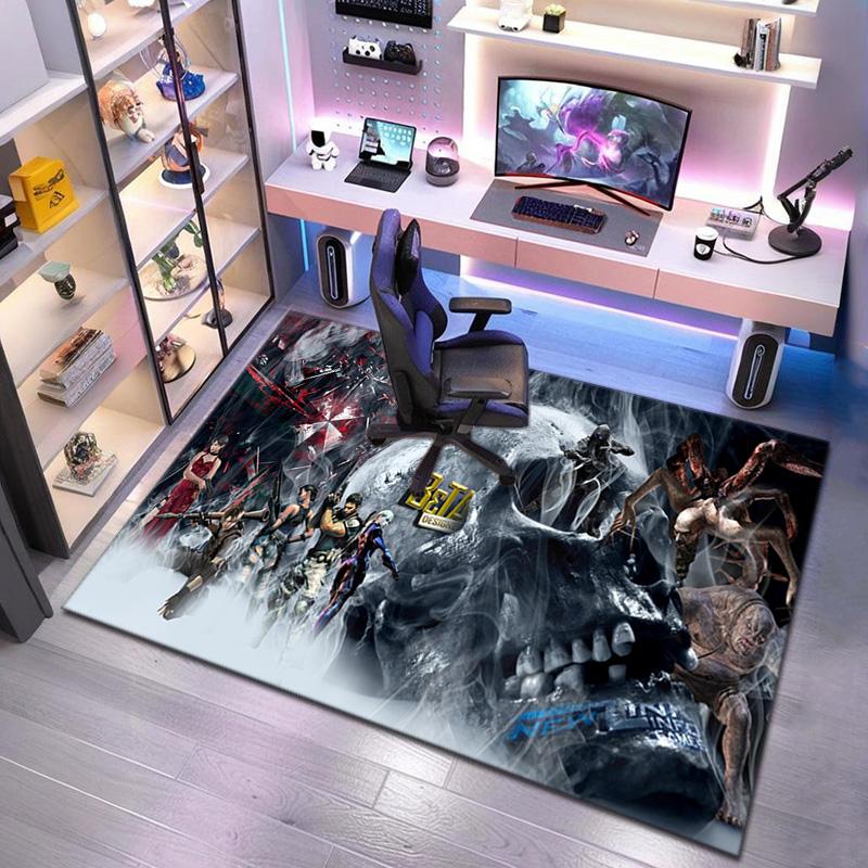Gioco Sci-Fi Resident Evil, Umbrella Corporation, tappeto morbido, soggiorno di casa, tappetino per sedia da ufficio, zerbino, zerbino tappeto U4