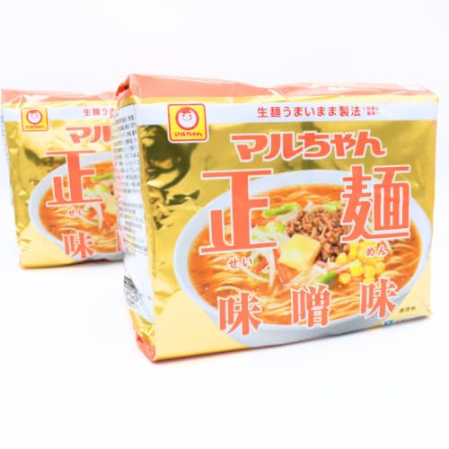 

Сеймен Мисо Рамен (5 порций х 2 упаковки) | Жующаяся и Нежареная Лапша | Растворимая Упаковка