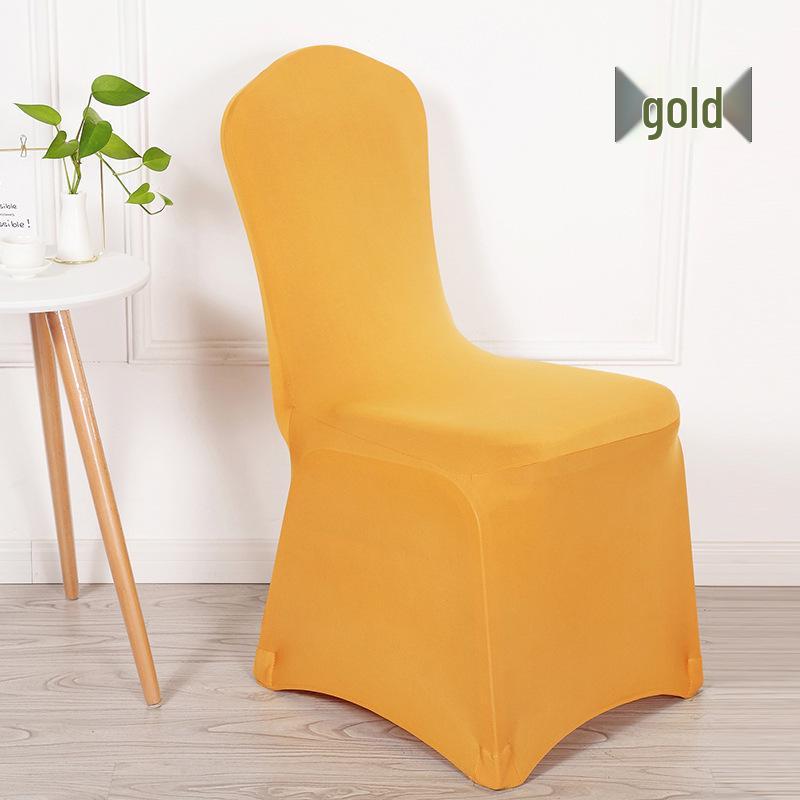 Stretchable Red and White Universal Chair Cover for Weddings, Banquets, Hotels