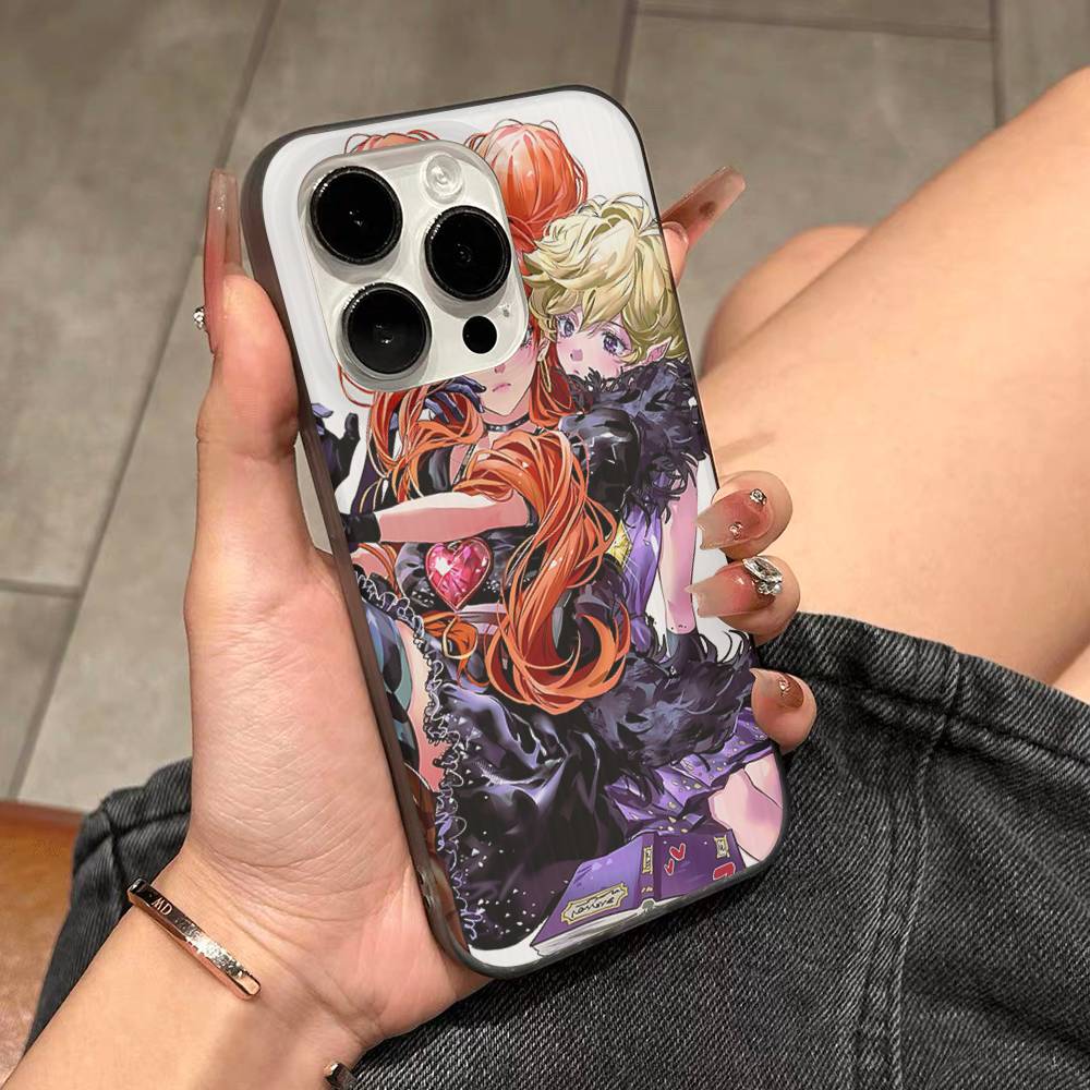 Anime S-Sugar Sugar Soft Corrugated Transparent Phone Case For IPhone 17 15 16 11 12 13 14 Pro Max Plus Pro