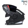 Bluetooth Motorcycle Full Face Helmet Men Women Safety Downhill Motocross Racing Modular Flip Up Helmet Casco Moto DOT Approved