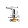 Shower Cabin Mixer Tap Brass Shower Faucet Outlet Diverter Chrome Shower Mixer Tap G1/2inch Connector Cold And Hot Water Shower Mixer For Ba - Pjun
