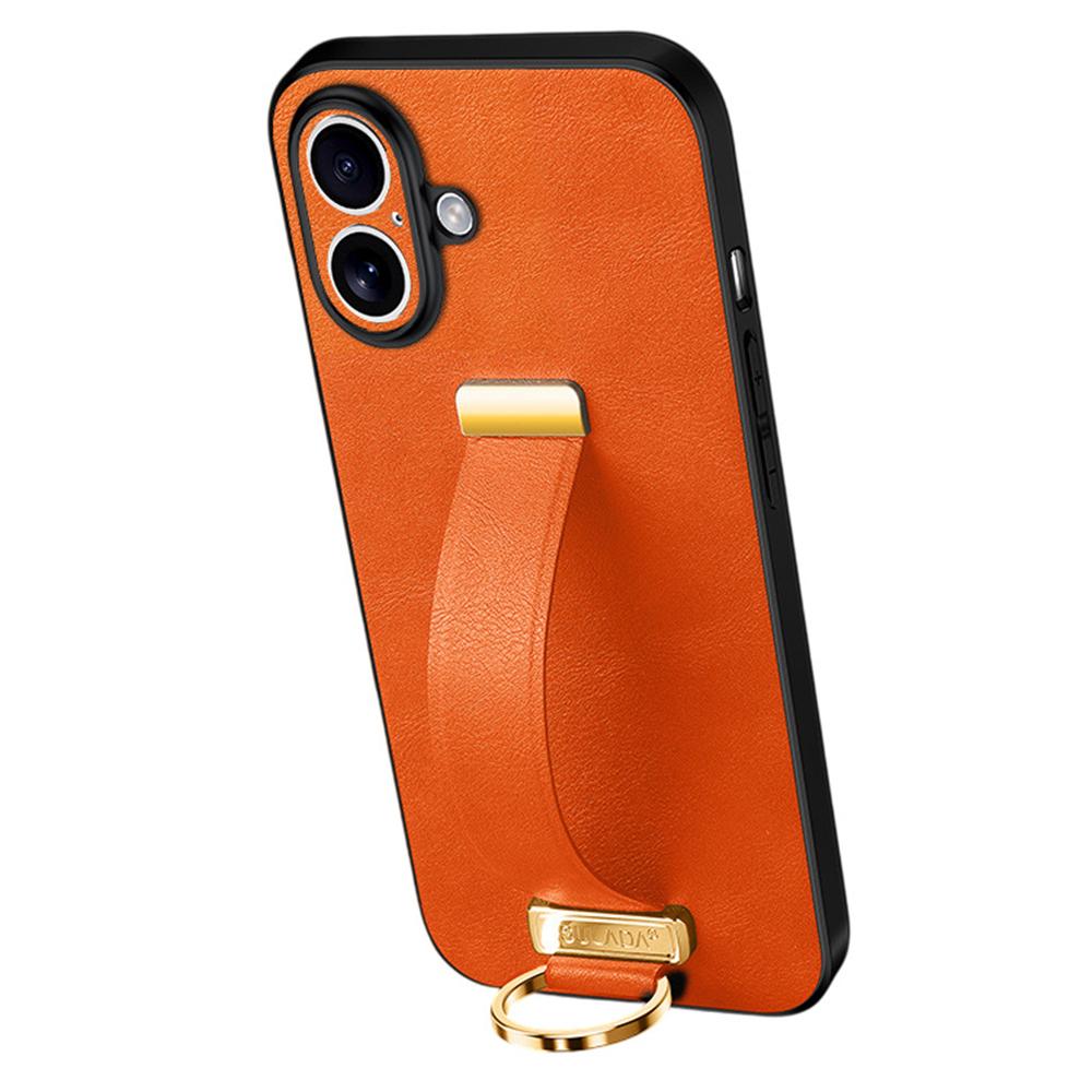 SULADA Fashion Series for iPhone 17 Case Wristband Kickstand Leather Back Phone Cover