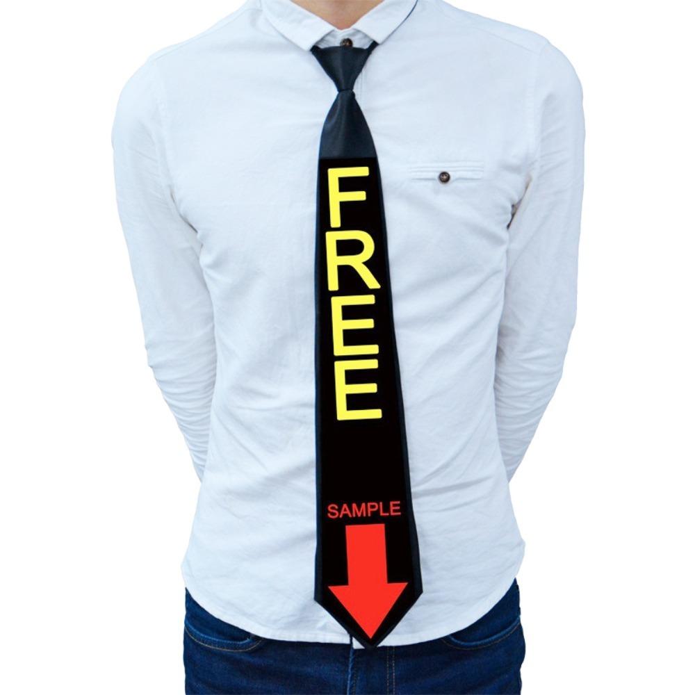 Adjustable Flashing Glow Rave Party Necktie Hip-hop Luminous Cravat  Night Club Bar Party Props